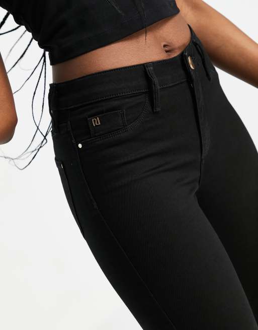 River Island - Molly Reform - Jean skinny à taille mi-haute - Noir, 3 de 4