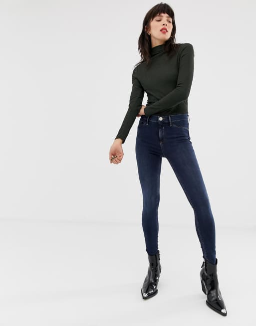 Black molly best sale jeans river island