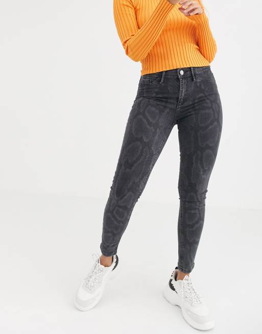 River island grey molly hot sale jeans