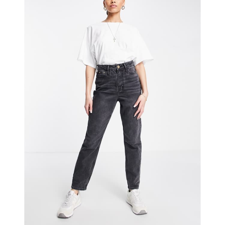 High waisted black jeans best sale river island