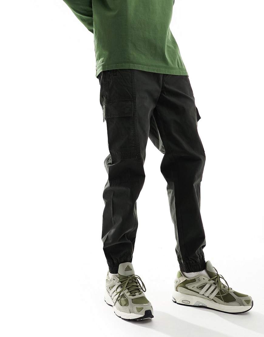 monet seam cargo pants in dark green