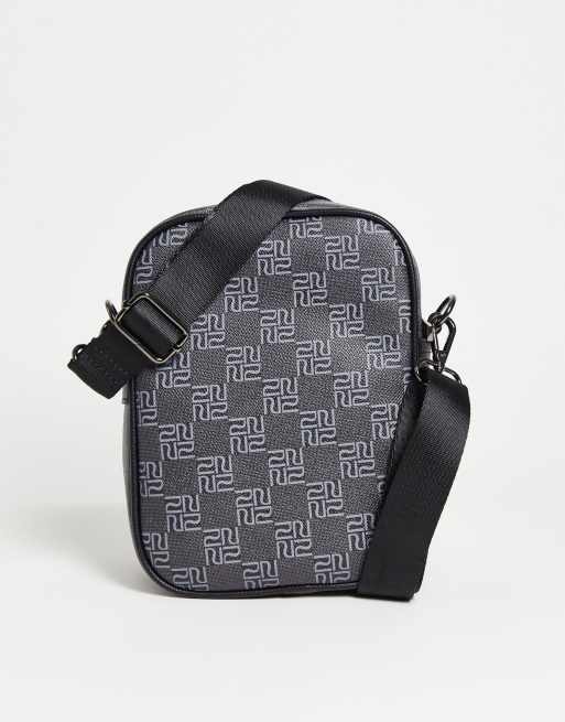 River island messenger bag mens online