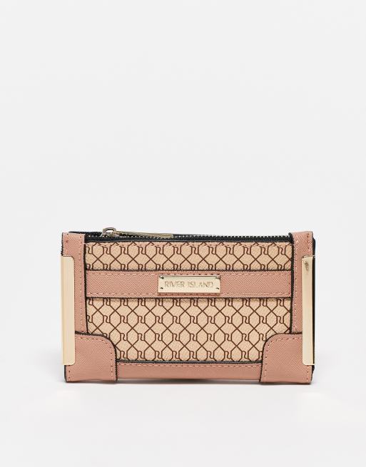 River island store beige purse