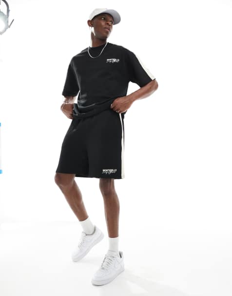 River Island Monticello shorts in black (part of a set) - view 1