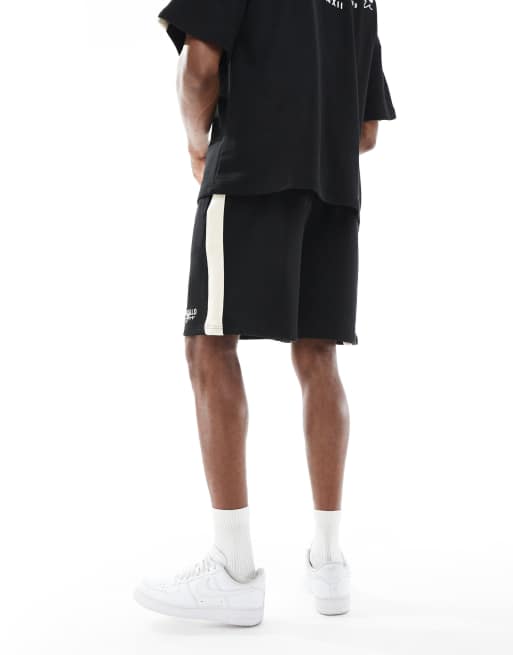 River Island Monticello shorts in black (part of a set), 4 of 5