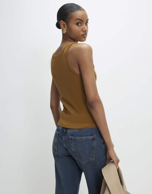River Island Multi coloured tank top 3 pack in brown, 4 of 4