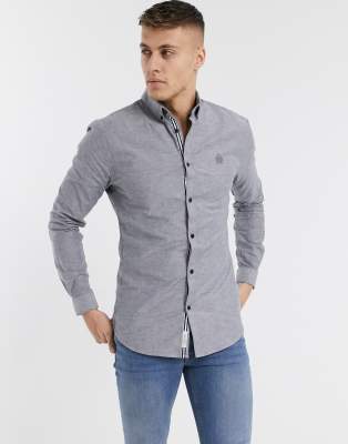 muscle fit button down shirts