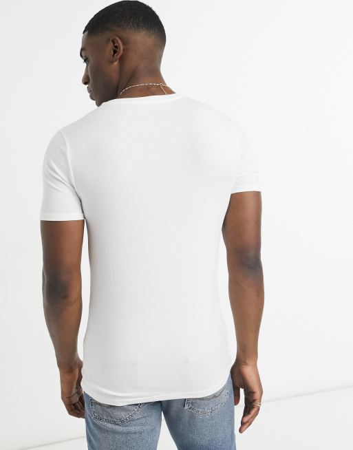 river island mens muscle fit t shirts