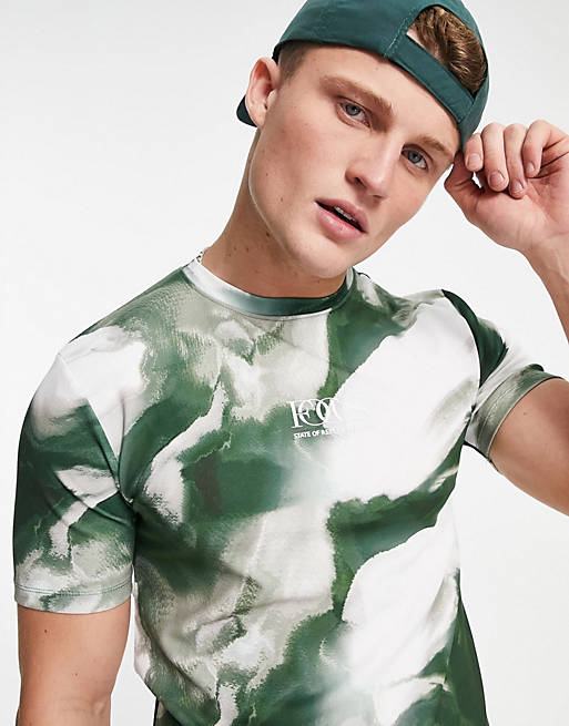 T-Shirts & Vests River Island muscle t-shirt in khaki 