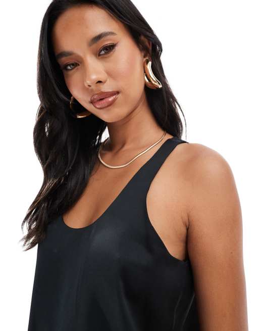 River Island - Net hemdje in zwart, 4 van 4