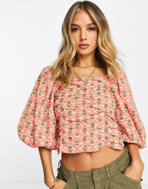 River Island - Nette blouse met rimpeleffect in roze - view 1