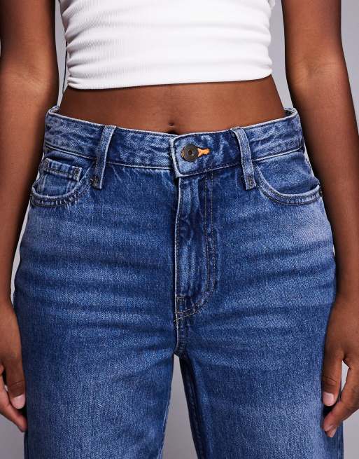 River Island – Niebieskie luźne jeansy z prostymi nogawkami, 4 z 5