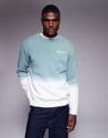 [River Island] River Island ombre knit jumper in light green S Light green