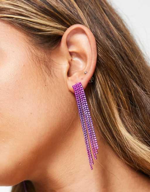 Pink clearance earrings asos