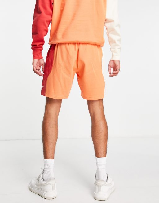 River island orange store shorts