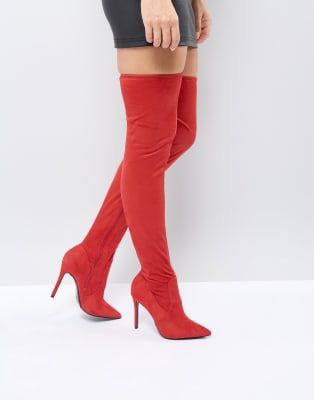 river island thigh boots