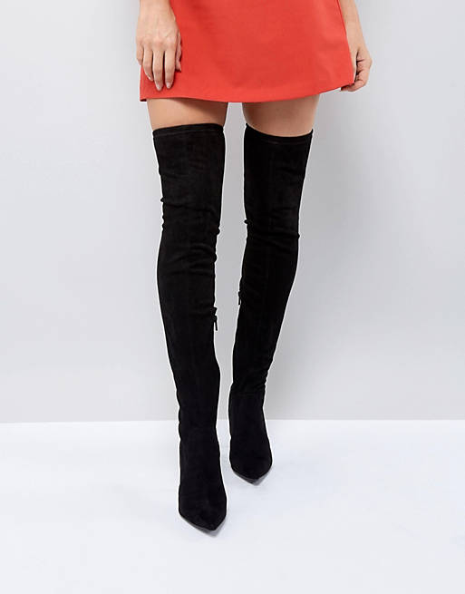 River Island Over The Knee Heeled Boots