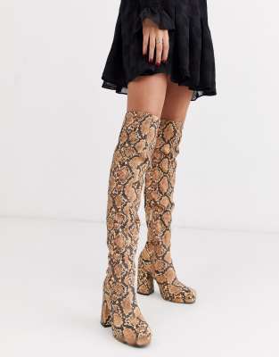 river island snake boots