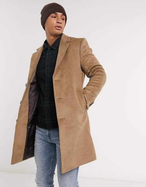 Mens overcoat 2025 river island