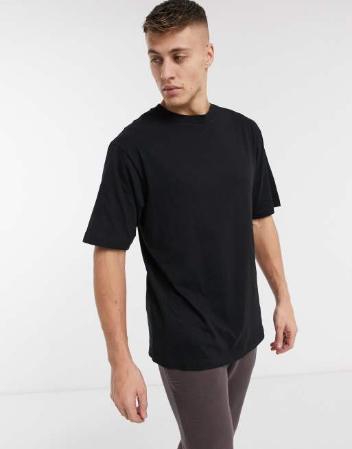 River Island OversizeTShirt in Schwarz ASOS