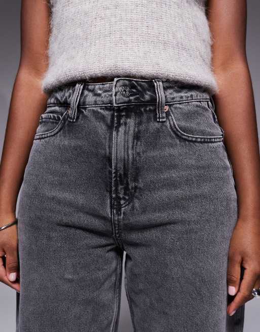 River Island oversized barrel leg jeans in grey, 5 of 5