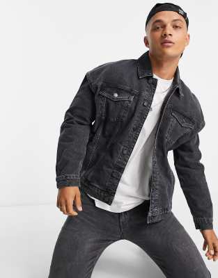 river island oversized denim jacket