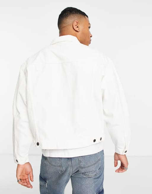 River island white store denim jacket