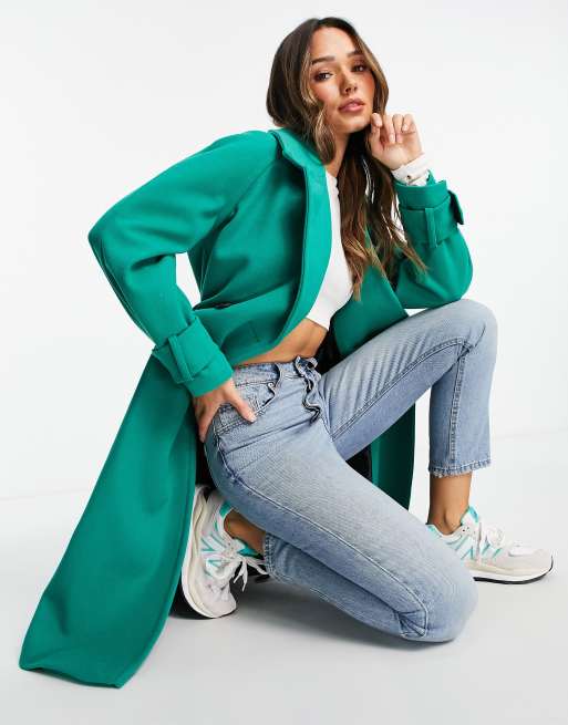 Green coat cheap river island