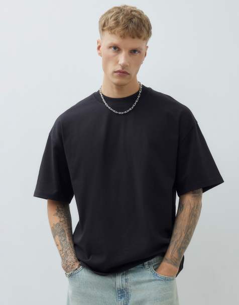 River Island Oversized fit t-shirt in black - view 1