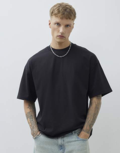River Island Oversized fit t-shirt in black - view 1