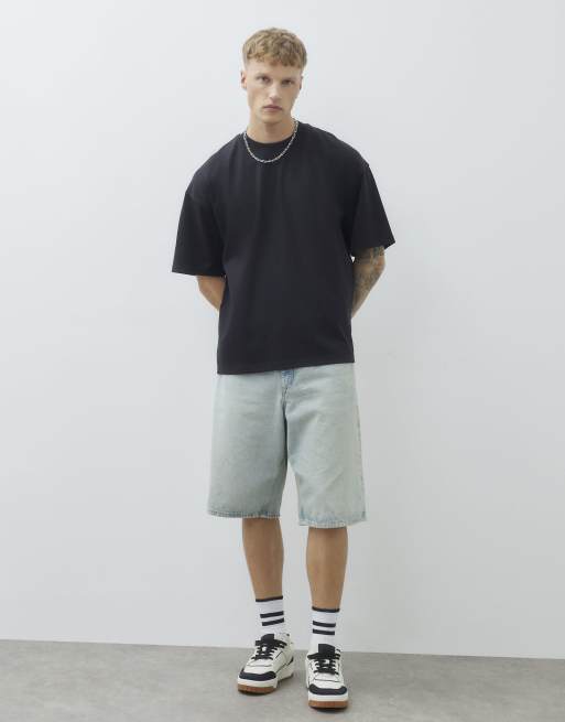 River Island Oversized fit t-shirt in black, 3 of 4