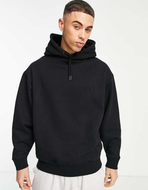 River Island oversized hoodie in black | ASOS