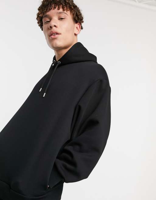 River Island oversized hoodie in black | ASOS