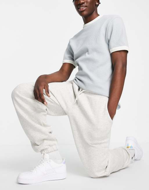 River island grey online joggers