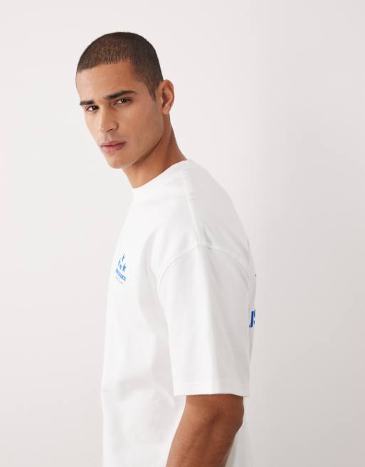 River Island oversized 'Lisière Studios' print t-shirt in white, 5 of 5