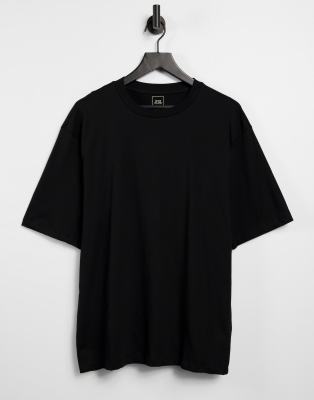 River Island oversized t-shirt in black