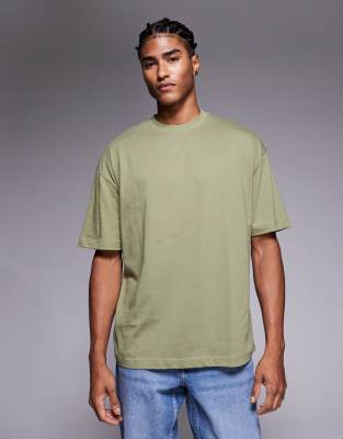 River Island Oversized T-shirt In Green