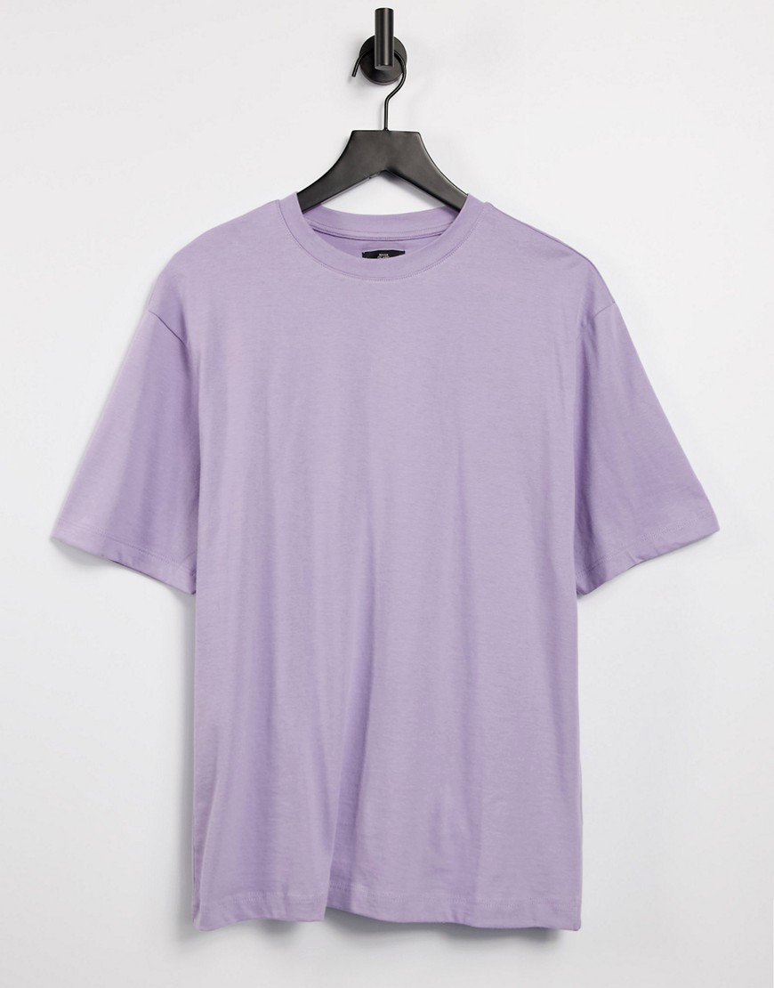 River Island oversized t-shirt in lilac-Purple