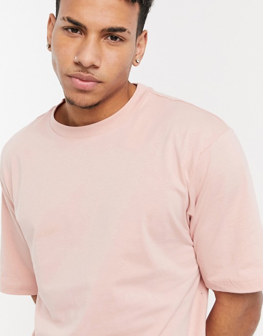 River Island oversized t-shirt in pink