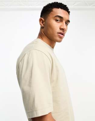 oversized t-shirt in stone-Neutral