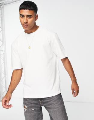 River Island oversized t-shirt in white