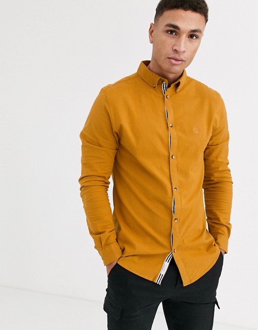 River Island oxford shirt in amber