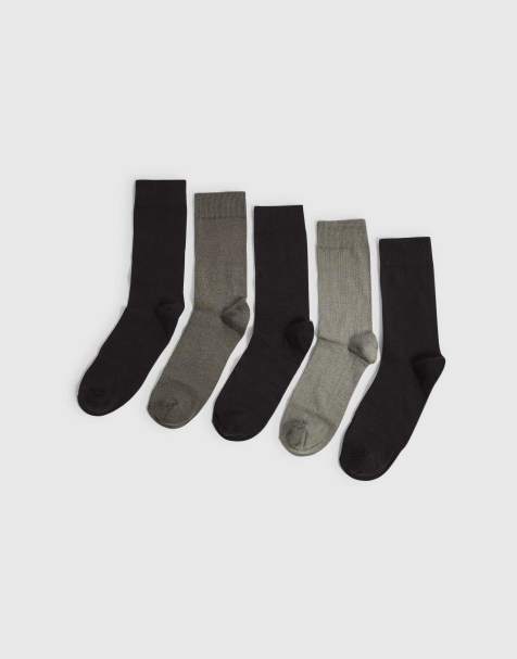 River Island Pack of 5 tube socks in blue - view 1