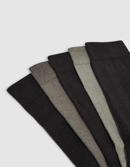 River Island Pack of 5 tube socks in blue, 2 of 4