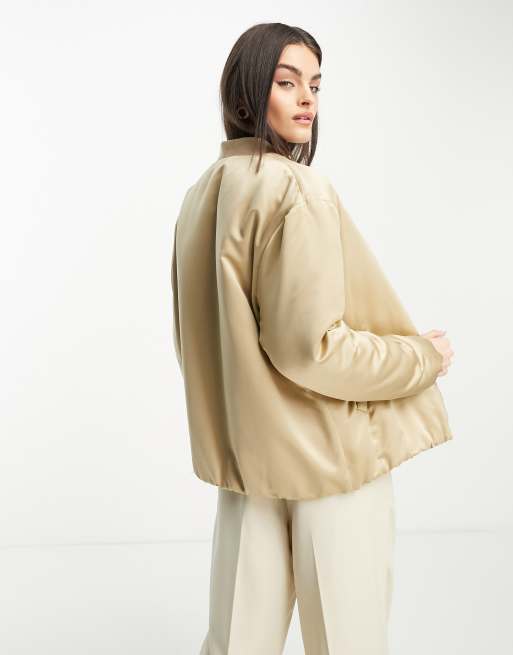 River island best sale beige jacket