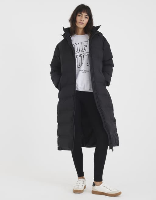 River Island Padded coat in black ASOS