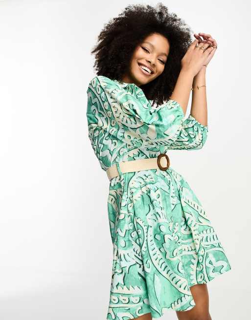 Topshop paisley shop shirt dress