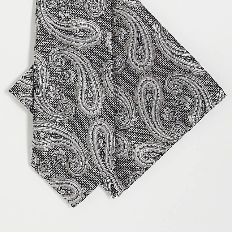 Asos Men Accessories Ties Pocket Squares Pocket square with paisley print in 
