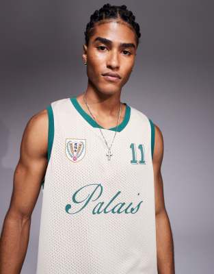 River Island River Island palais sport vest in stone-Neutral