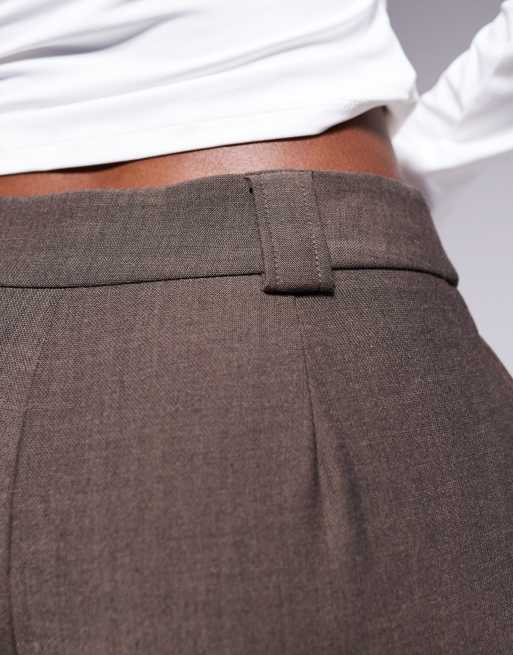 River Island - Pantalon droit habillé - Marron, 5 de 5